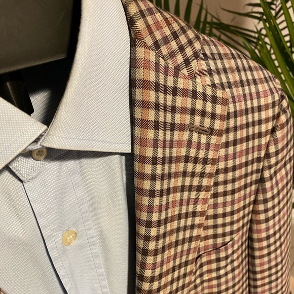 Isaia Other - Isaia 100% Wool Flannel Sport Coat